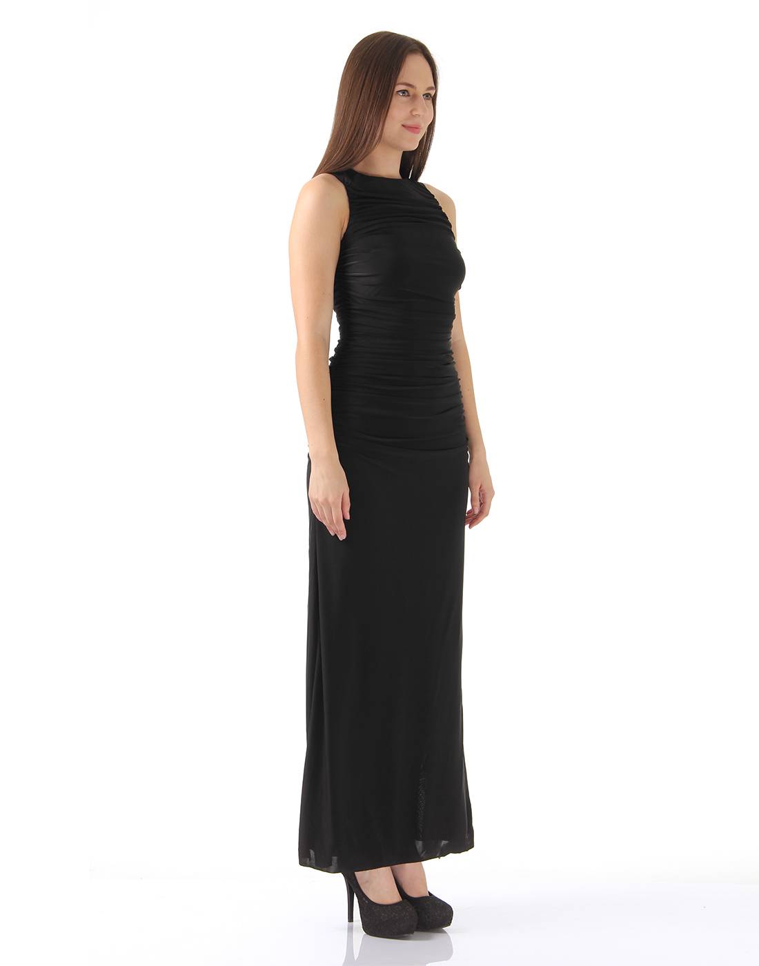 Ax Paris Women Party Black Maxi Dress